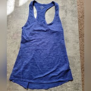 Athleta shadow stripe heathered chi racerback tank XS